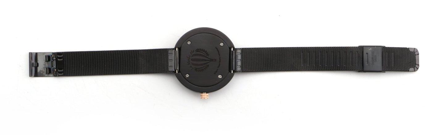 Watch Lumin ron, black, elegant, minimalistic - Step All Wise