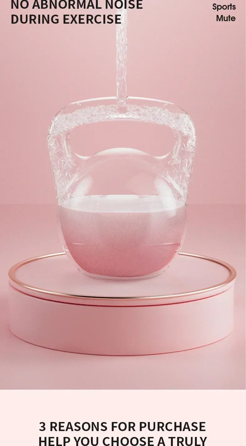 Adjustable Dumbbell Home Fitness Gym Exercise Equipment 2/4/6/8kg Water Kettlebell Squat Trainer Tool for Training Buttock