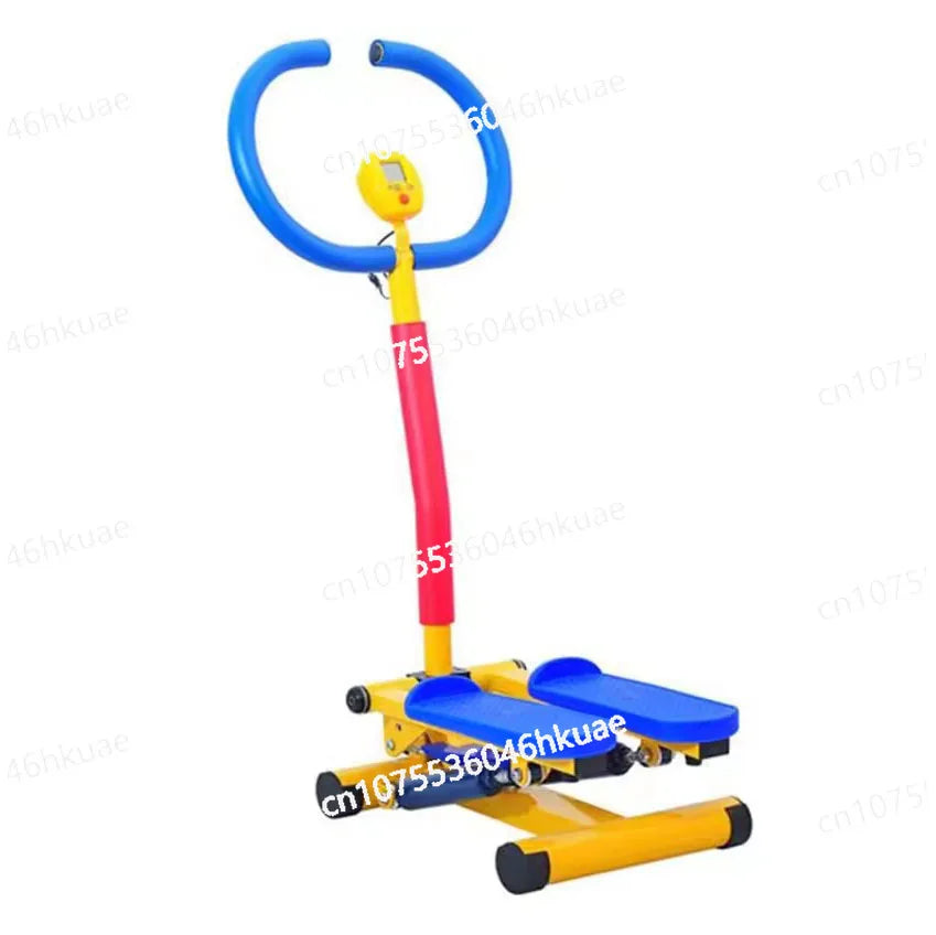 5-in-1 Indoor Gym Fitness Set – Airwalker + Twister Stepper + Rower Bike + Junior Treadmill  Weight Bench