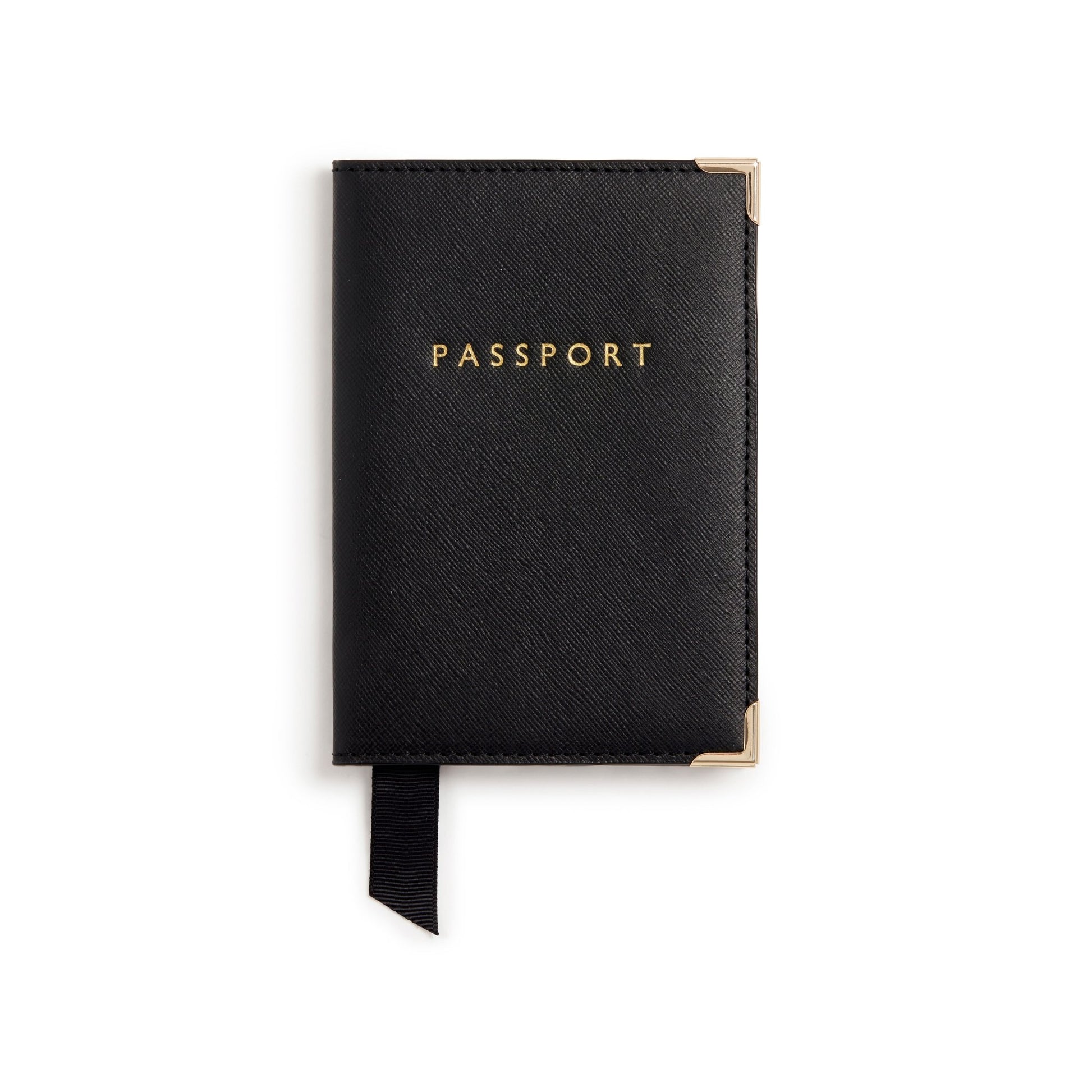 Ash Black Passport holder & Key chain Gift Box - Step All Wise