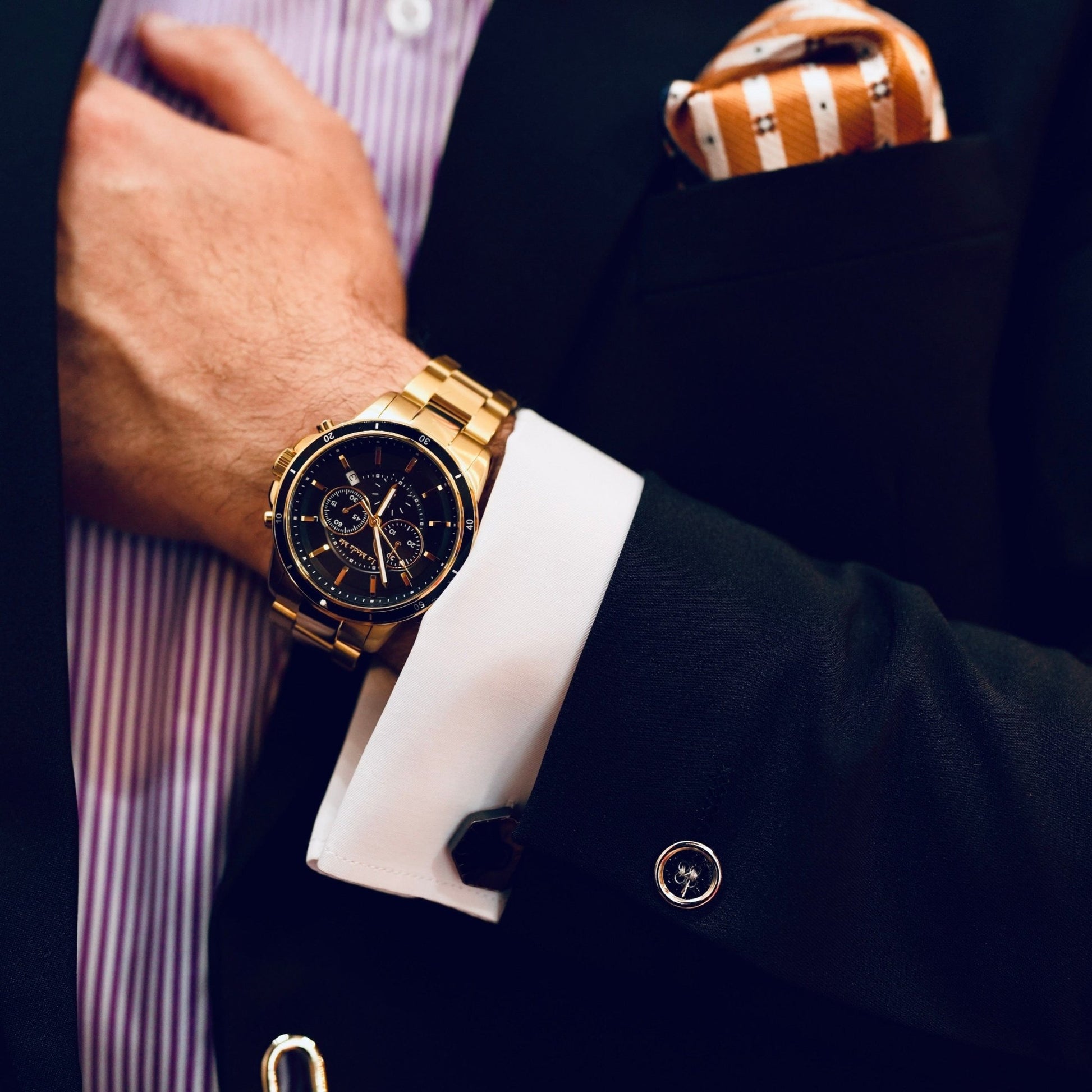 B - Business Black Suit - Step All Wise