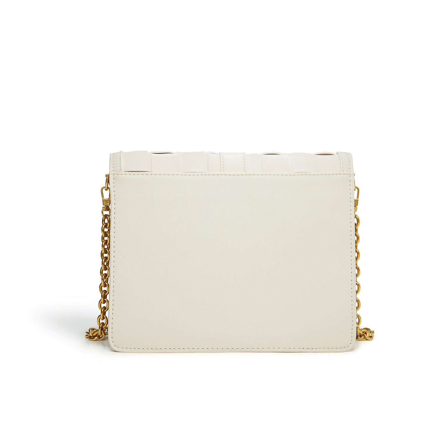 Daisy White Vegan Shoulder & Crossbody Bag - Step All Wise