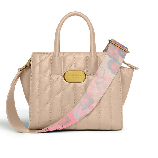 Mini Demi Tote Bag in Beige - Step All Wise