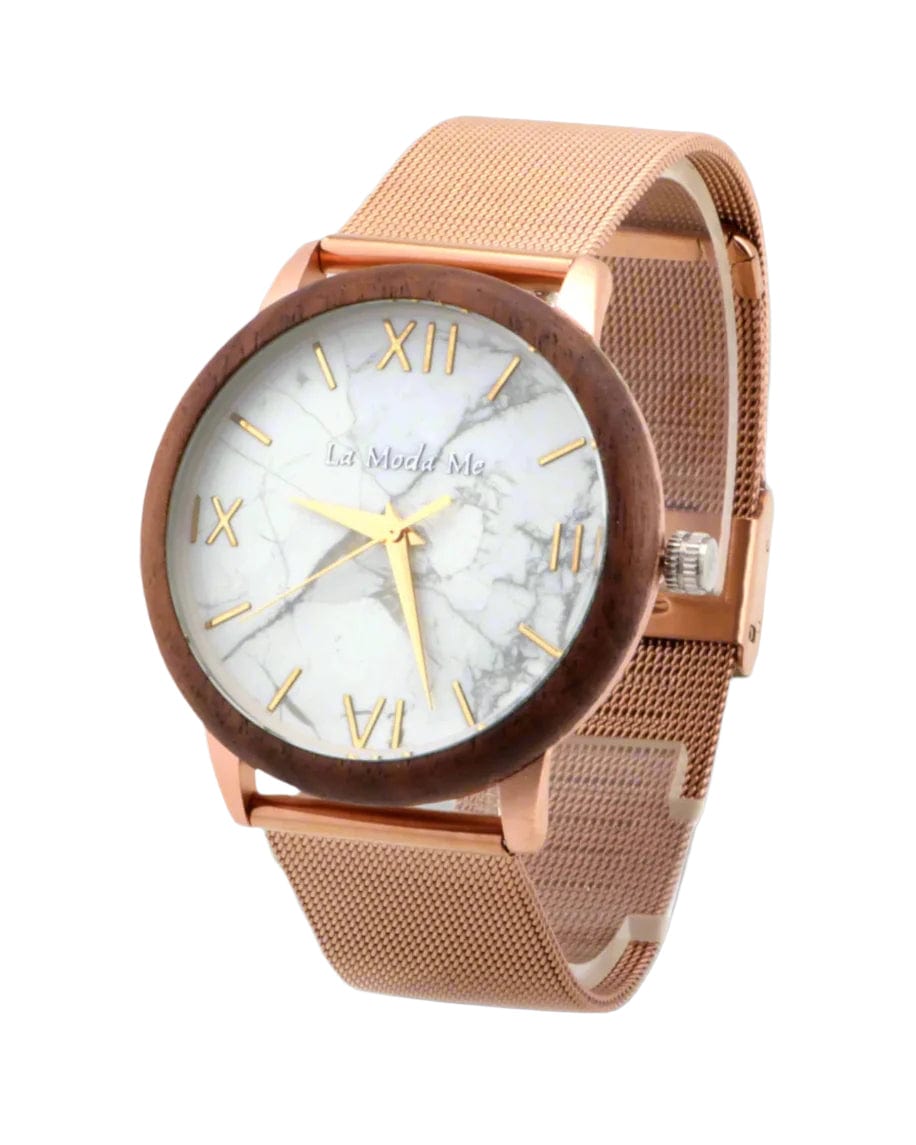 Watch Aurora Rose, elegant, rosegold color, luxury look, feminin - Step All Wise