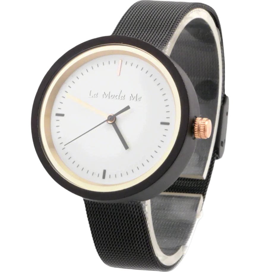 Watch Lumin ron, black, elegant, minimalistic - Step All Wise